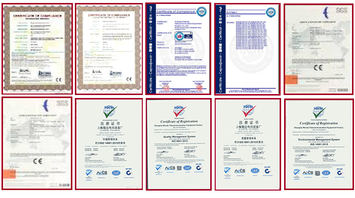 權(quán)威認(rèn)證：本廠已通過ISO9001:2015國際質(zhì)量管理體系認(rèn)證、本廠已通過ISO14001:2015環(huán)境管理體系認(rèn)證、產(chǎn)品符合CE標(biāo)準(zhǔn)